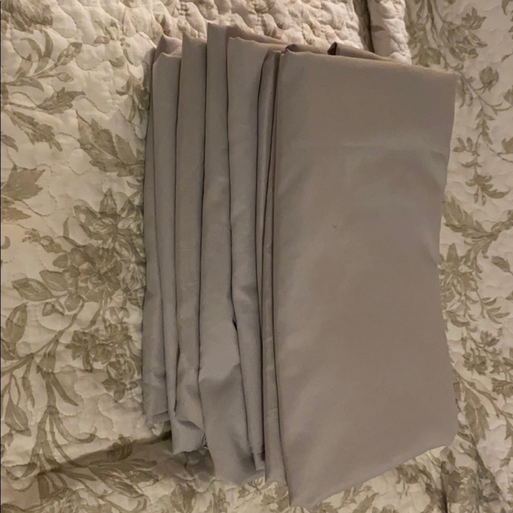Semi Sheer Silver Window Curtains